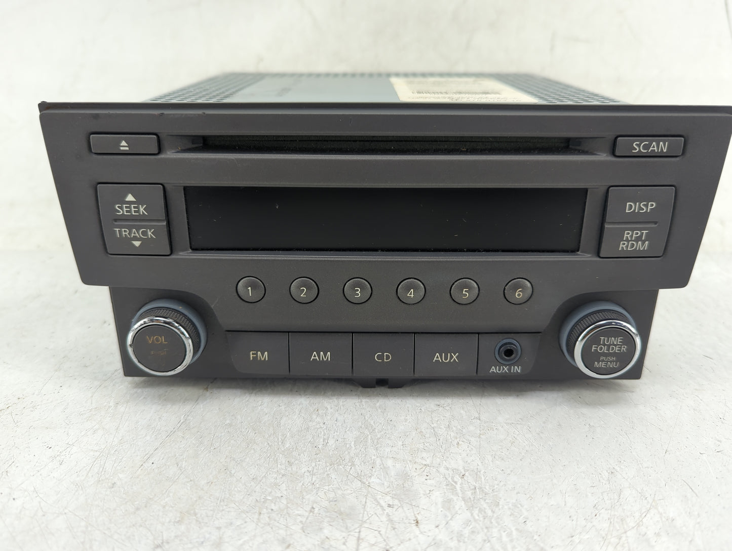2013-2014 Nissan Sentra Radio AM FM Cd Player Receiver Replacement P/N:28185-3RA2A Fits Fits 2013 2014 OEM Used Auto Parts -
