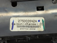 2013-2014 Nissan Sentra Climate Control Module Temperature AC/Heater Replacement P/N:275003SA2A E6D72442-3SA2A Fits Fits 201