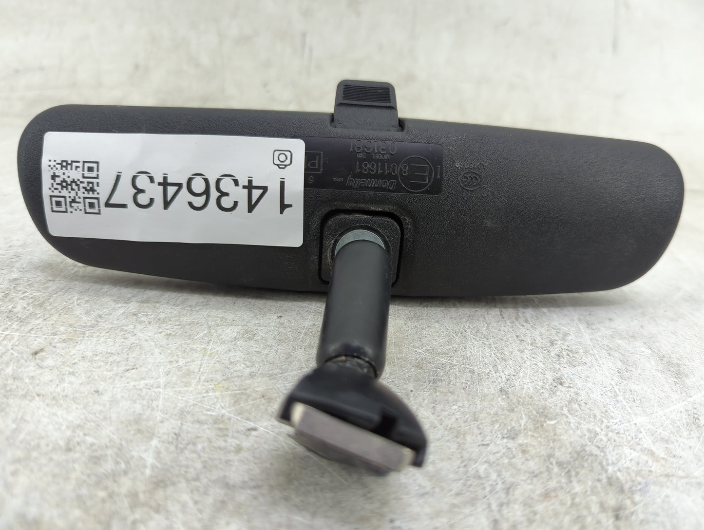 2014 Nissan Sentra Interior Rear View Mirror Replacement OEM P/N:E801168 801681, 031681 Fits OEM Used Auto Parts - Oemusedau