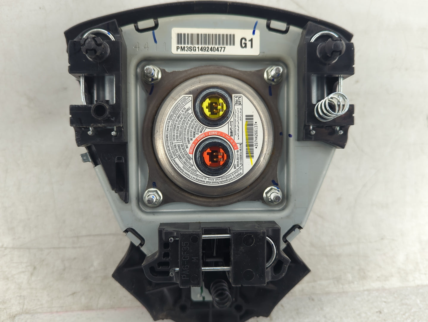 2014 Nissan Sentra Air Bag Driver Left Steering Wheel Mounted P/N:PM3SG149240477 BAM-PT1-1772 Fits OEM Used Auto Parts - Oem