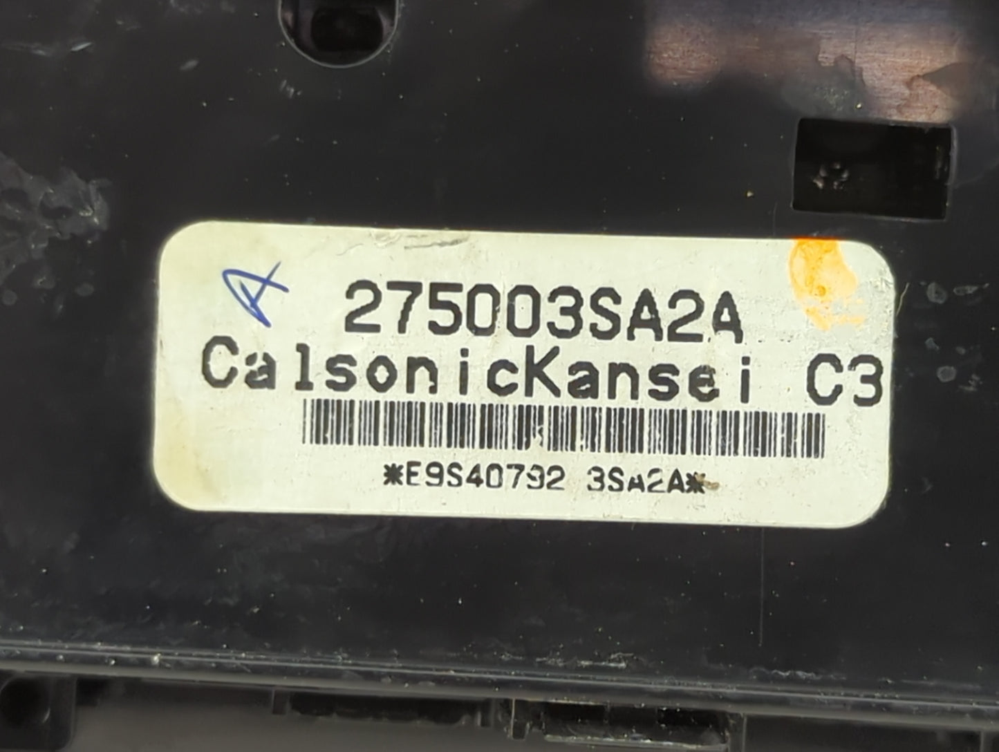 2013-2014 Nissan Sentra Climate Control Module Temperature AC/Heater Replacement P/N:275003SA2A Fits Fits 2013 2014 OEM Used
