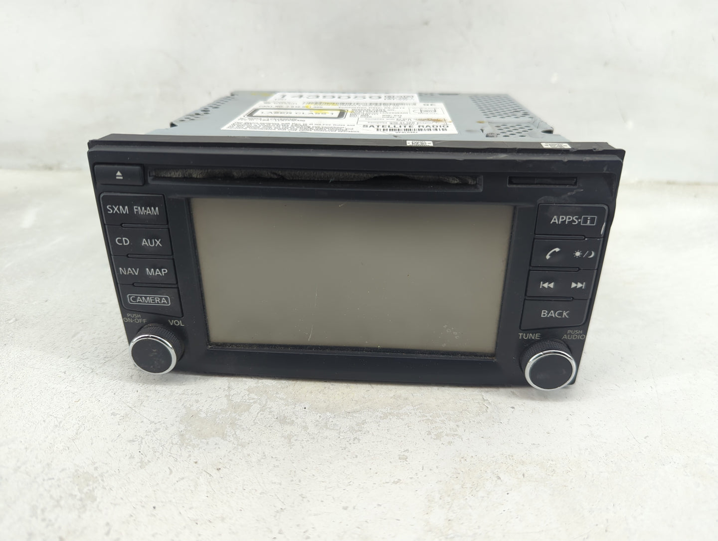 2013-2014 Nissan Sentra Radio AM FM Cd Player Receiver Replacement P/N:259159JE0A 7 612 051 305 Fits Fits 2013 2014 OEM Used