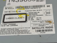 2013-2014 Nissan Sentra Radio AM FM Cd Player Receiver Replacement P/N:259159JE0A 7 612 051 305 Fits Fits 2013 2014 OEM Used