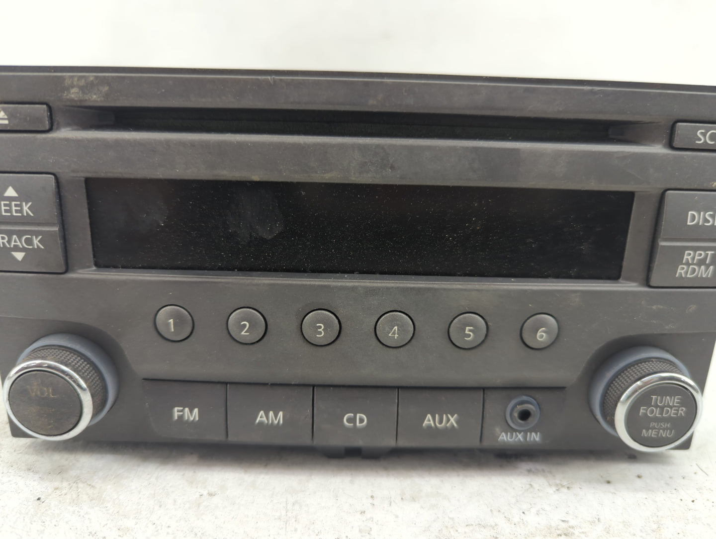 2013-2014 Nissan Sentra Radio AM FM Cd Player Receiver Replacement P/N:28185 3RA0A Fits Fits 2013 2014 OEM Used Auto Parts -