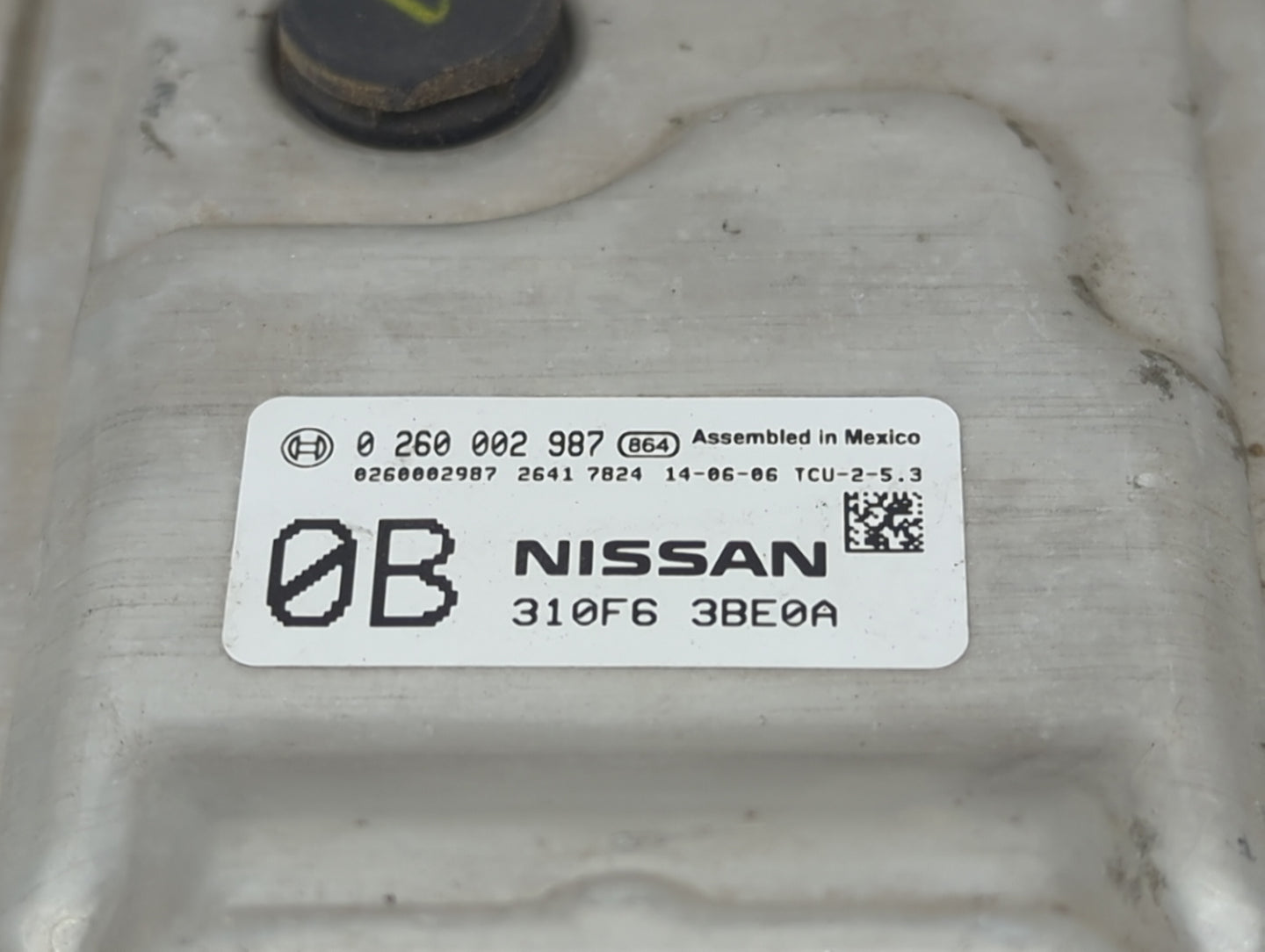 2014 Nissan Sentra PCM Engine Control Computer ECU ECM PCU OEM P/N:0 260 002 987 310F6 3BE0A Fits OEM Used Auto Parts - Oemu