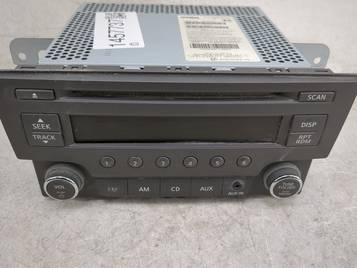 2013-2014 Nissan Sentra Radio AM FM Cd Player Receiver Replacement P/N:28185 3RA2A Fits Fits 2013 2014 OEM Used Auto Parts -