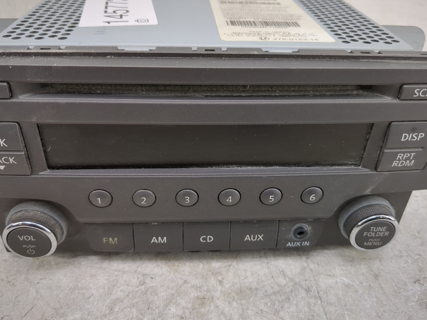 2013-2014 Nissan Sentra Radio AM FM Cd Player Receiver Replacement P/N:28185 3RA2A Fits Fits 2013 2014 OEM Used Auto Parts -