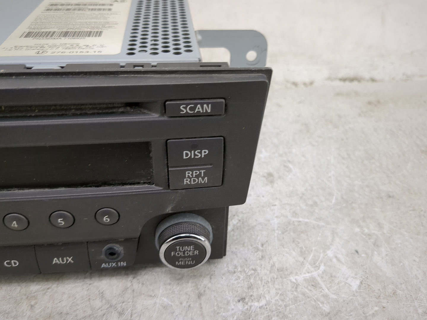 2013-2014 Nissan Sentra Radio AM FM Cd Player Receiver Replacement P/N:28185 3RA2A Fits Fits 2013 2014 OEM Used Auto Parts -