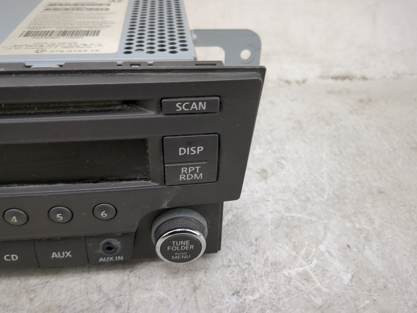 2013-2014 Nissan Sentra Radio AM FM Cd Player Receiver Replacement P/N:28185 3RA2A Fits Fits 2013 2014 OEM Used Auto Parts -