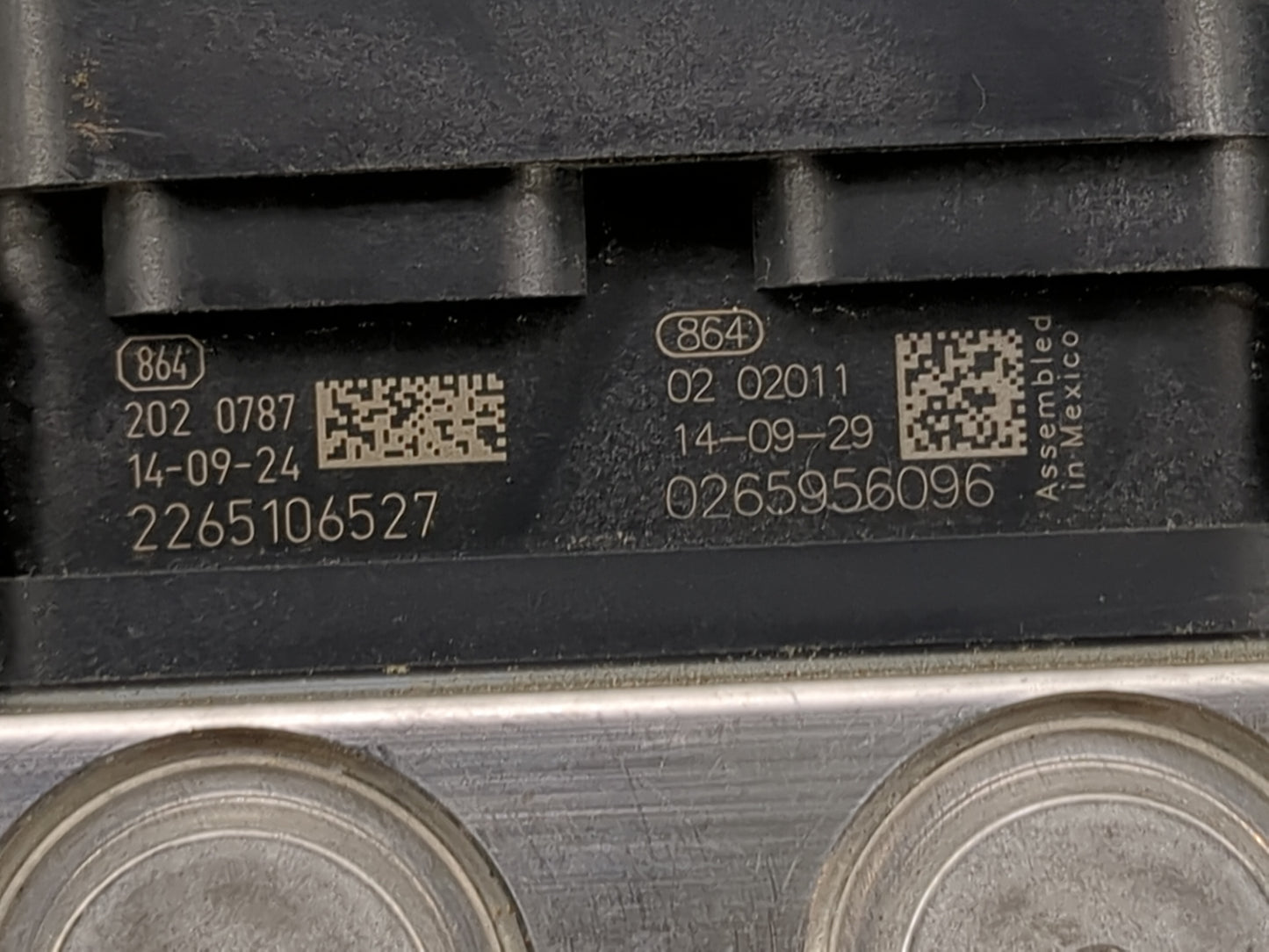 2014-2015 Nissan Sentra ABS Pump Control Module Replacement P/N:0265956096 2265106527 Fits Fits 2014 2015 OEM Used Auto Part