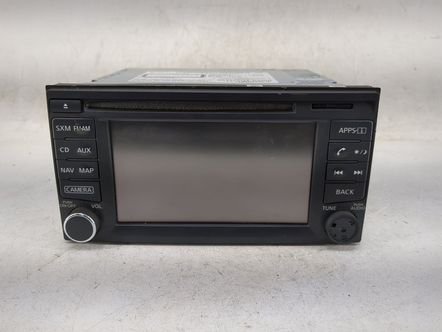 2014 Nissan Sentra Radio AM FM Cd Player Receiver Replacement P/N:7612051305 259159JE0A, LCN2K58A00 Fits Fits 2015 OEM Used 