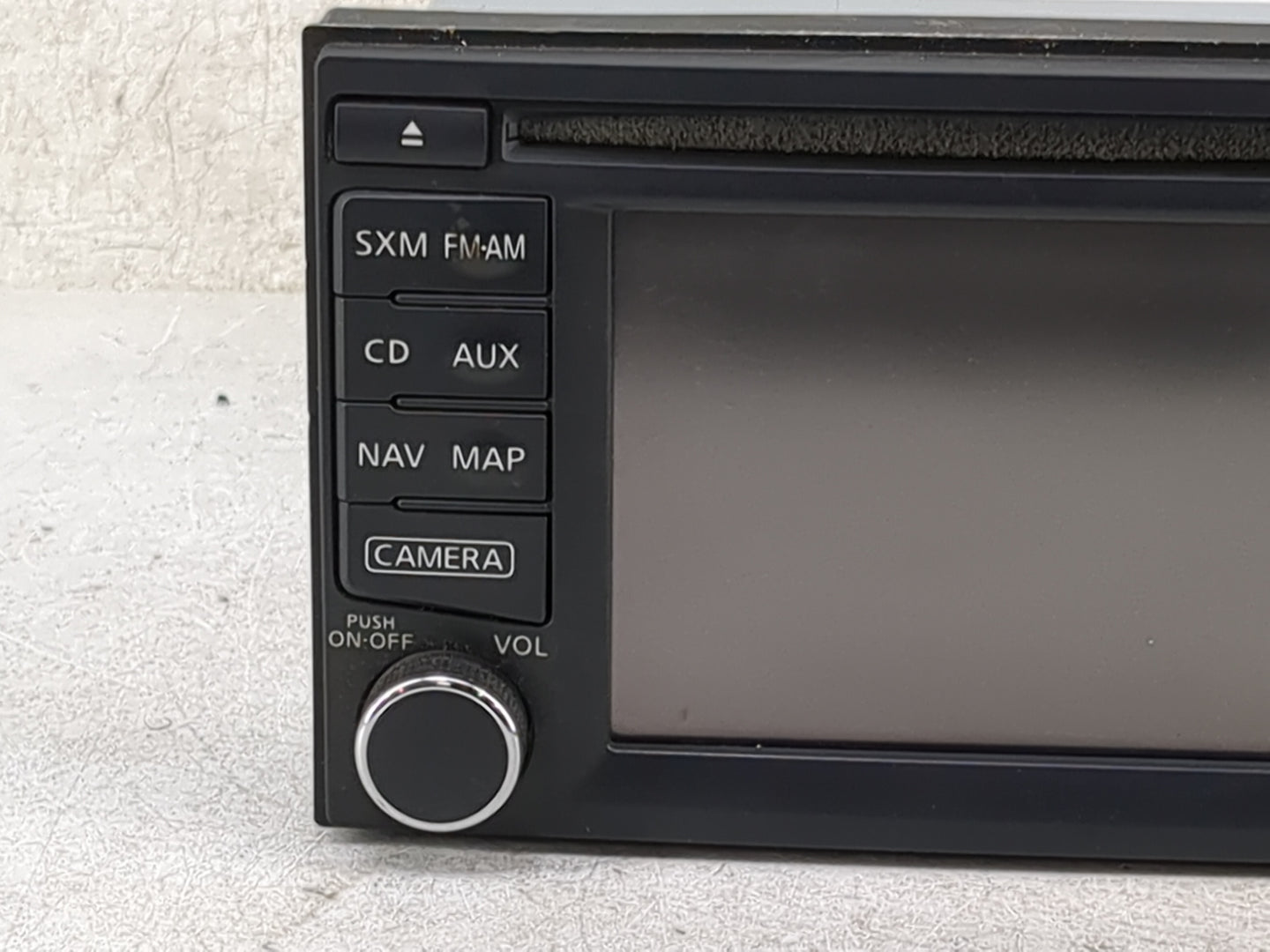 2014 Nissan Sentra Radio AM FM Cd Player Receiver Replacement P/N:7612051305 259159JE0A, LCN2K58A00 Fits Fits 2015 OEM Used 
