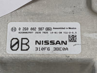 2014 Nissan Sentra PCM Engine Control Computer ECU ECM PCU OEM P/N:0260002987 310F63BE0A Fits OEM Used Auto Parts - Oemuseda