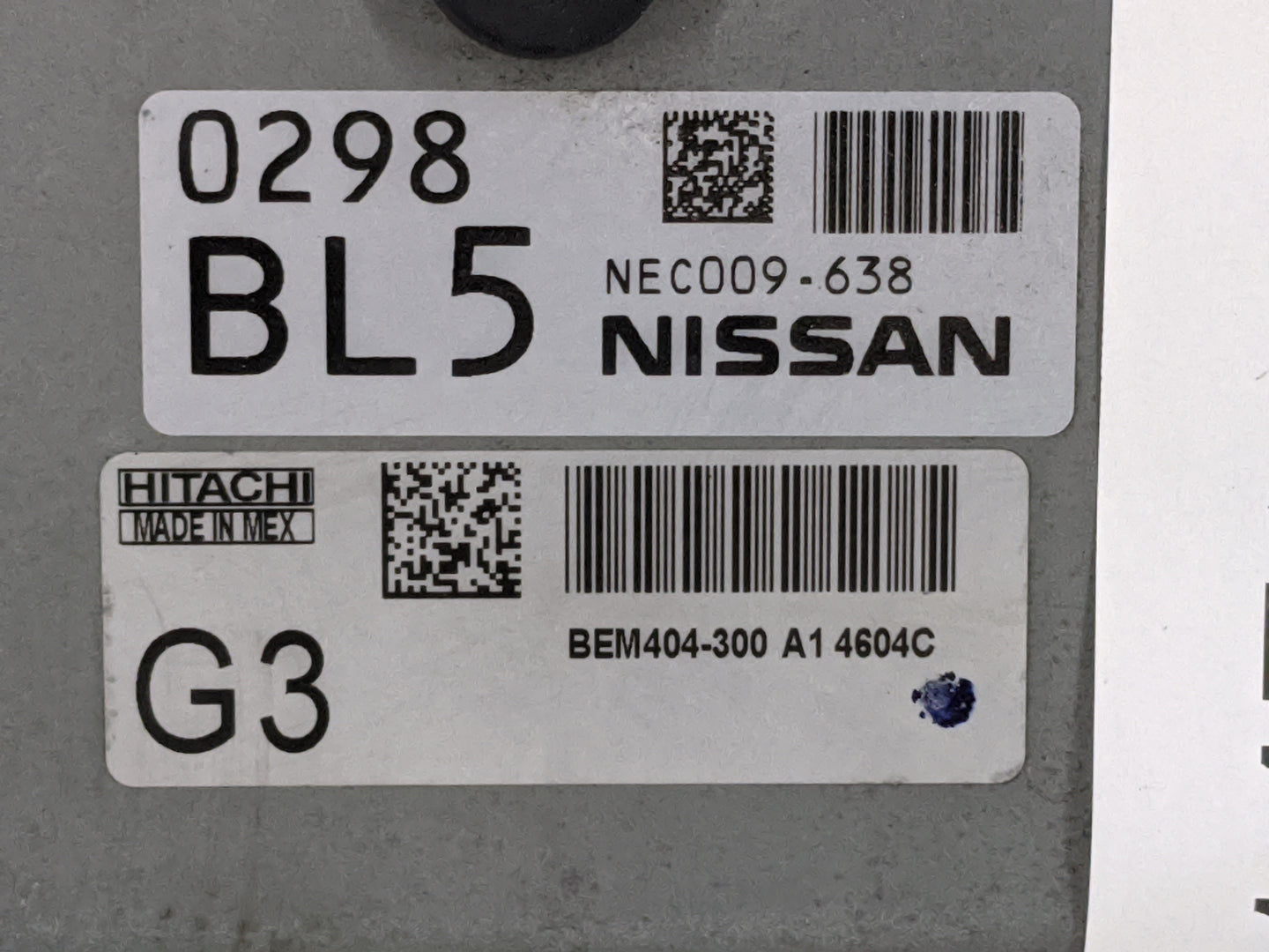 2013-2015 Nissan Sentra PCM Engine Control Computer ECU ECM PCU OEM P/N:NEC009-638 BEM404-300 A1 Fits Fits 2013 2014 2015 OE