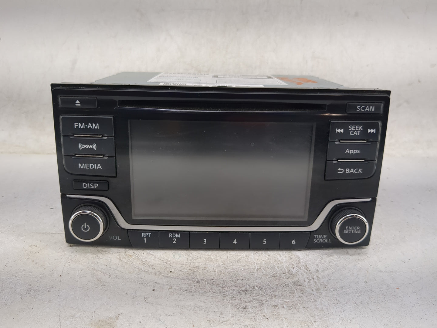 2016 Nissan Sentra Radio AM FM Cd Player Receiver Replacement P/N:28185 4AF1A CQ-FN25E4GX, AN1503 Fits OEM Used Auto Parts -