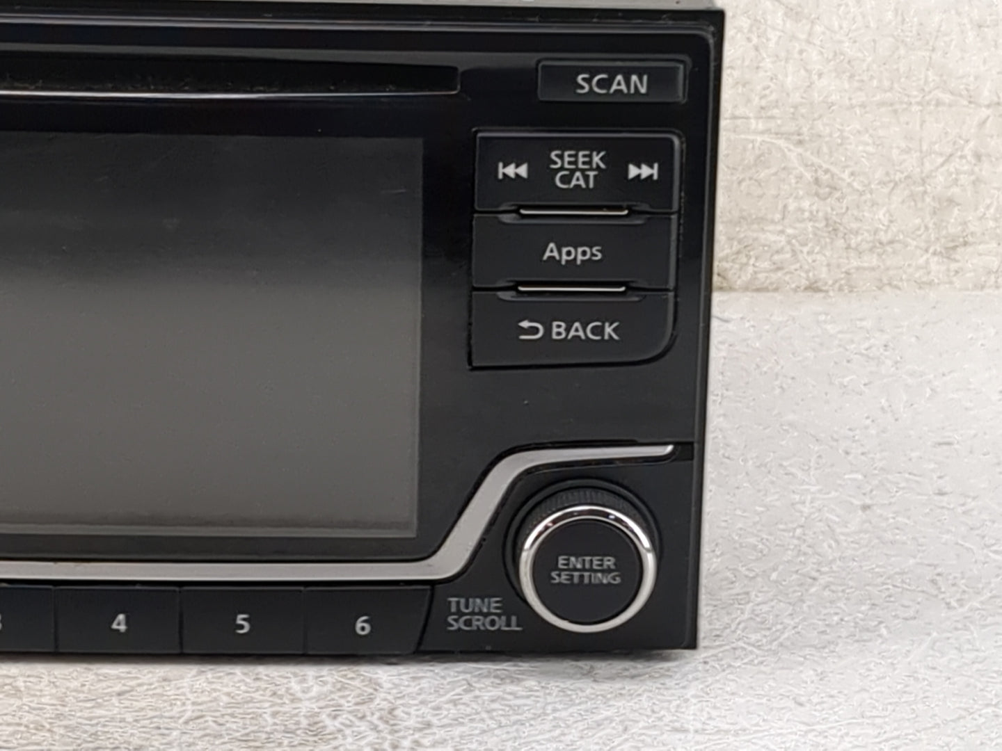2016 Nissan Sentra Radio AM FM Cd Player Receiver Replacement P/N:28185 4AF1A CQ-FN25E4GX, AN1503 Fits OEM Used Auto Parts -
