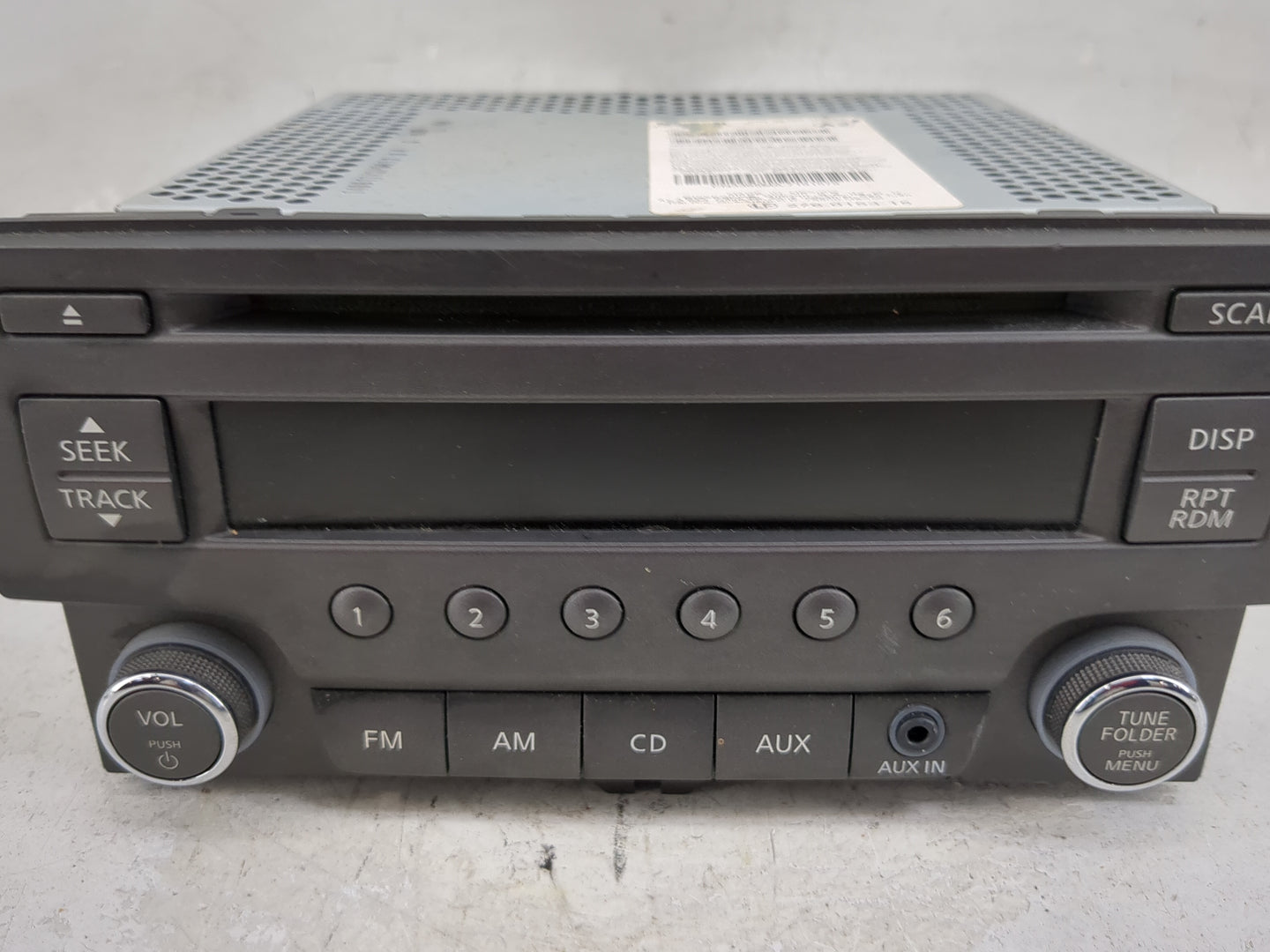 2013-2014 Nissan Sentra Radio AM FM Cd Player Receiver Replacement P/N:281853RA2A PN-3365M Fits Fits 2013 2014 OEM Used Auto