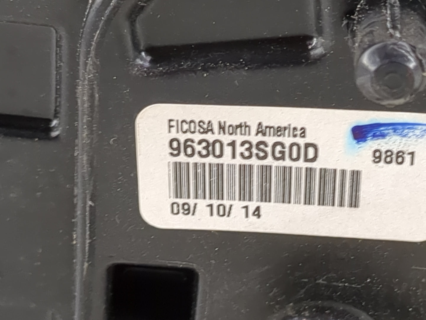 2013-2015 Nissan Sentra Passenger Side View Mirror - Right Door Mirror OEM Used - Oemusedautoparts1.com