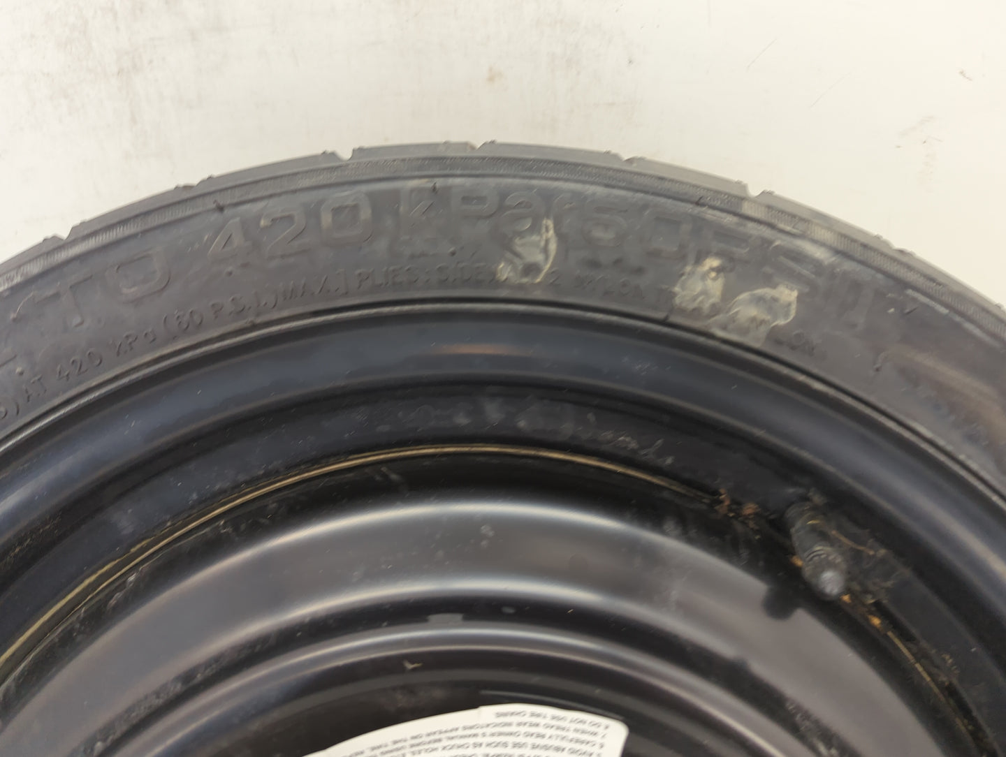 2013-2015 Nissan Sentra Spare Donut Tire Wheel Rim Oem 1486991 - Oemusedautoparts1.com