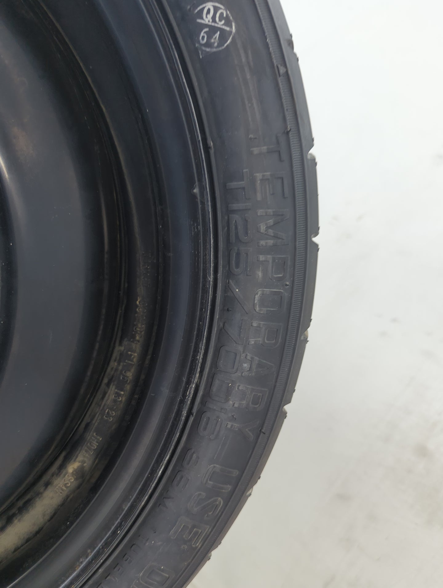2013-2015 Nissan Sentra Spare Donut Tire Wheel Rim Oem 1486991 - Oemusedautoparts1.com