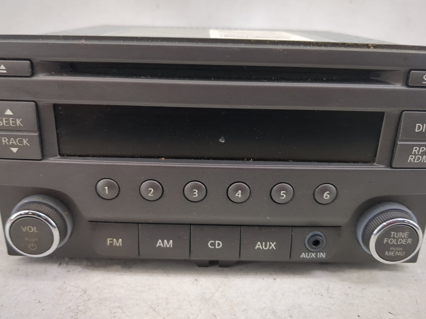 2013-2014 Nissan Sentra Radio AM FM Cd Player Receiver Replacement P/N:281853RA2A PN-3365 Fits Fits 2013 2014 OEM Used Auto 
