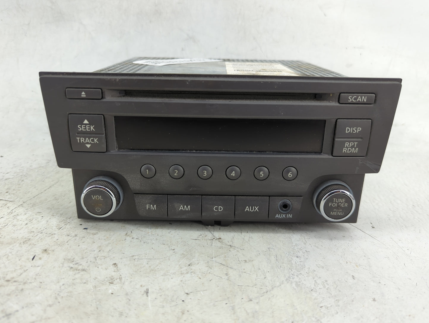 2013-2014 Nissan Sentra Radio AM FM Cd Player Receiver Replacement P/N:281853RA2A PN-3365M Fits Fits 2013 2014 OEM Used Auto