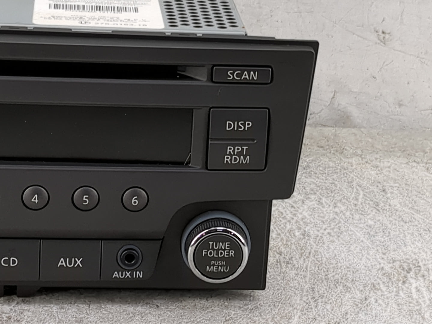 2013-2014 Nissan Sentra Radio AM FM Cd Player Receiver Replacement P/N:28185 3RA2A PN-3365M Fits Fits 2013 2014 OEM Used Aut