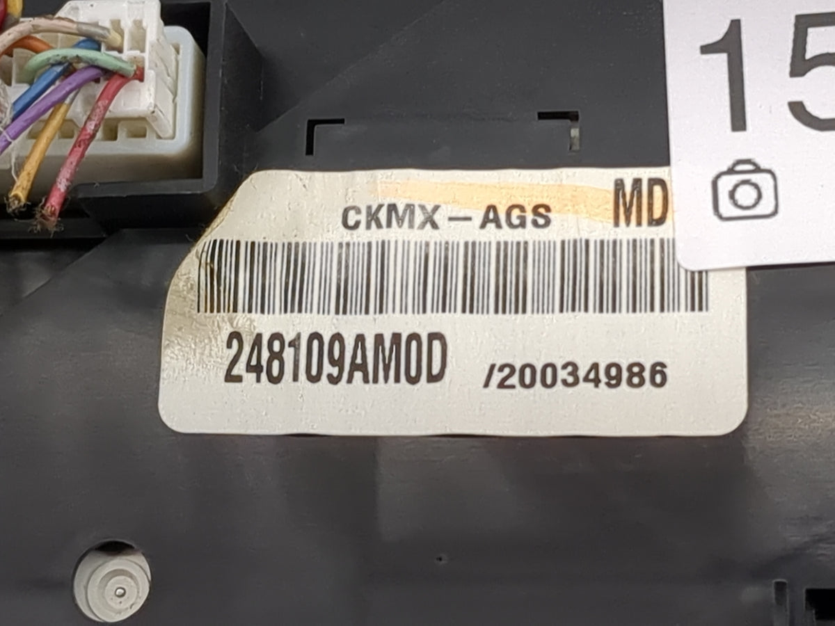 2014-2015 Nissan Sentra Instrument Cluster Speedometer Gauges P/N:248109AM0D CKMX-AGS Miles:57K Fits Fits 2014 2015 OEM Used