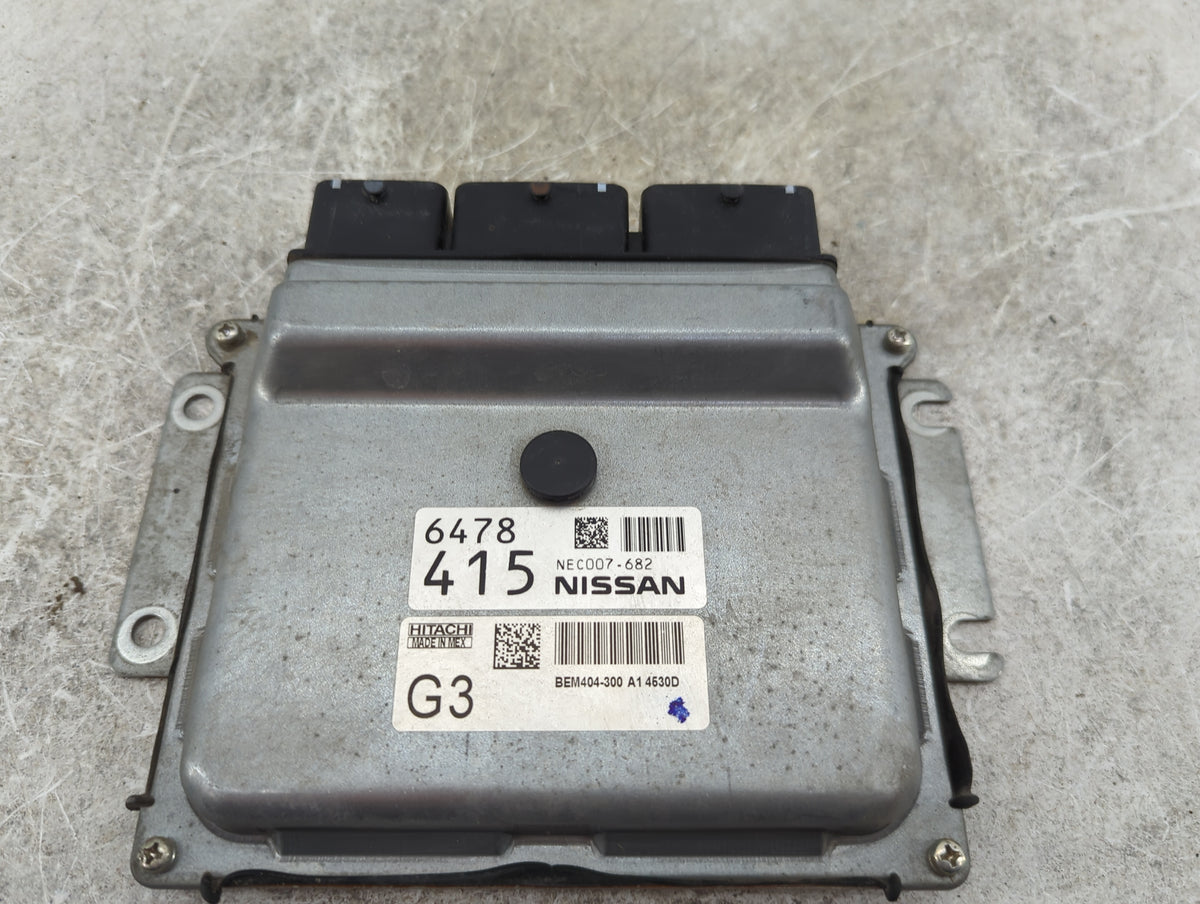 2013-2015 Nissan Sentra PCM Engine Control Computer ECU ECM PCU OEM P/N:NEC007-682 BEM404-300 Fits Fits 2013 2014 2015 OEM U