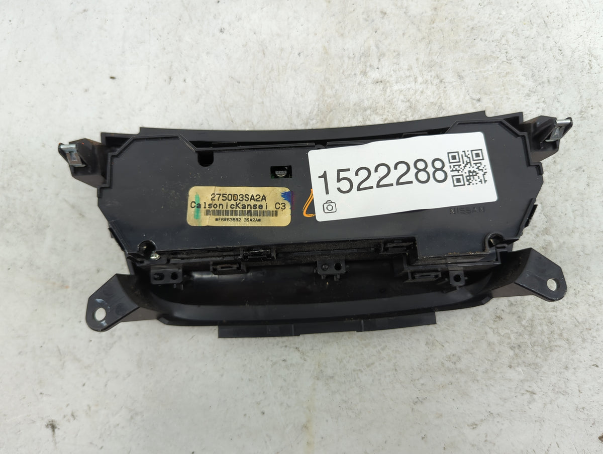 2013-2014 Nissan Sentra Climate Control Module Temperature AC/Heater Replacement P/N:275003SA2A Fits Fits 2013 2014 OEM Used