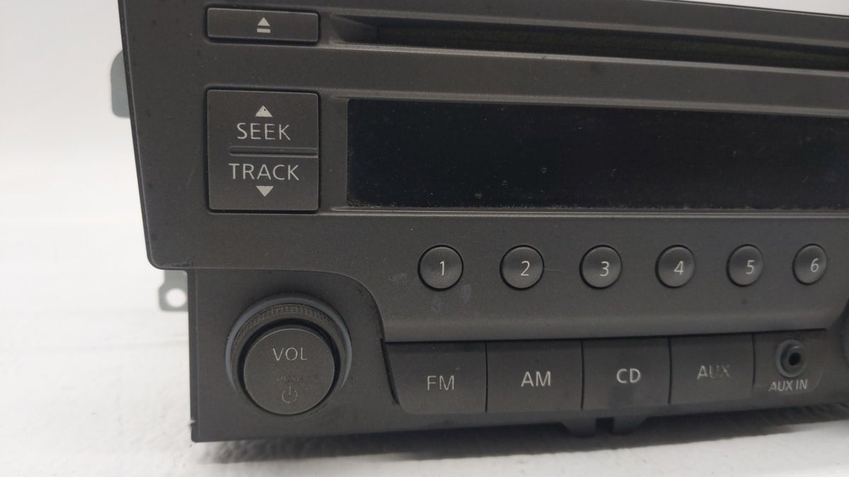2013-2014 Nissan Sentra Am Fm Cd Player Radio Receiver 177395 - Oemusedautoparts1.com