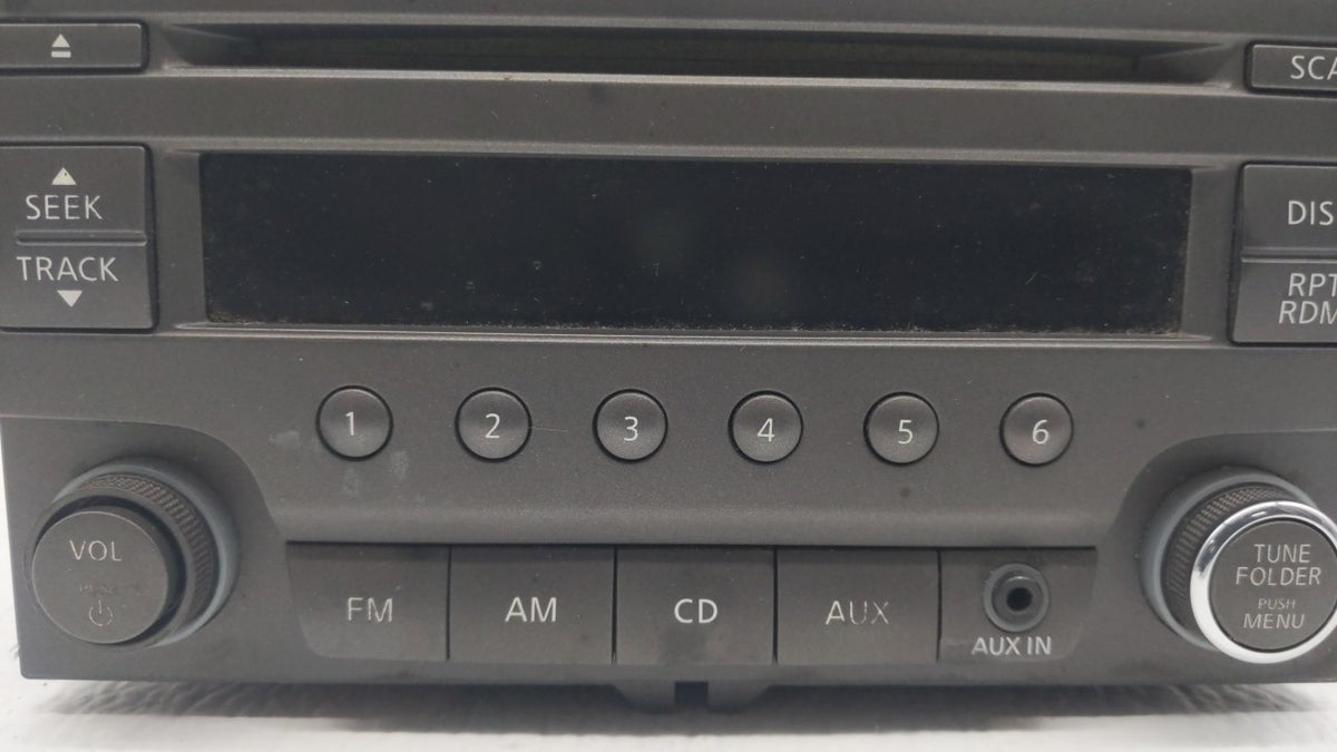2013-2014 Nissan Sentra Am Fm Cd Player Radio Receiver 177395 - Oemusedautoparts1.com