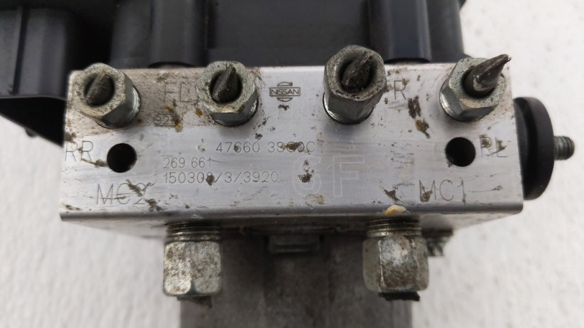 2014-2015 Nissan Sentra Anti-Lock Brake ABS Pump Module Actuator OEM P/N:47660-3SG0C Fits Fits 2014 2015 OEM Used Auto Parts