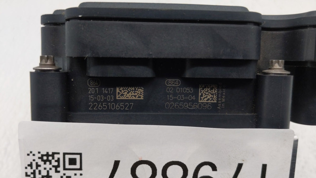 2014-2015 Nissan Sentra Anti-Lock Brake ABS Pump Module Actuator OEM P/N:47660-3SG0C Fits Fits 2014 2015 OEM Used Auto Parts
