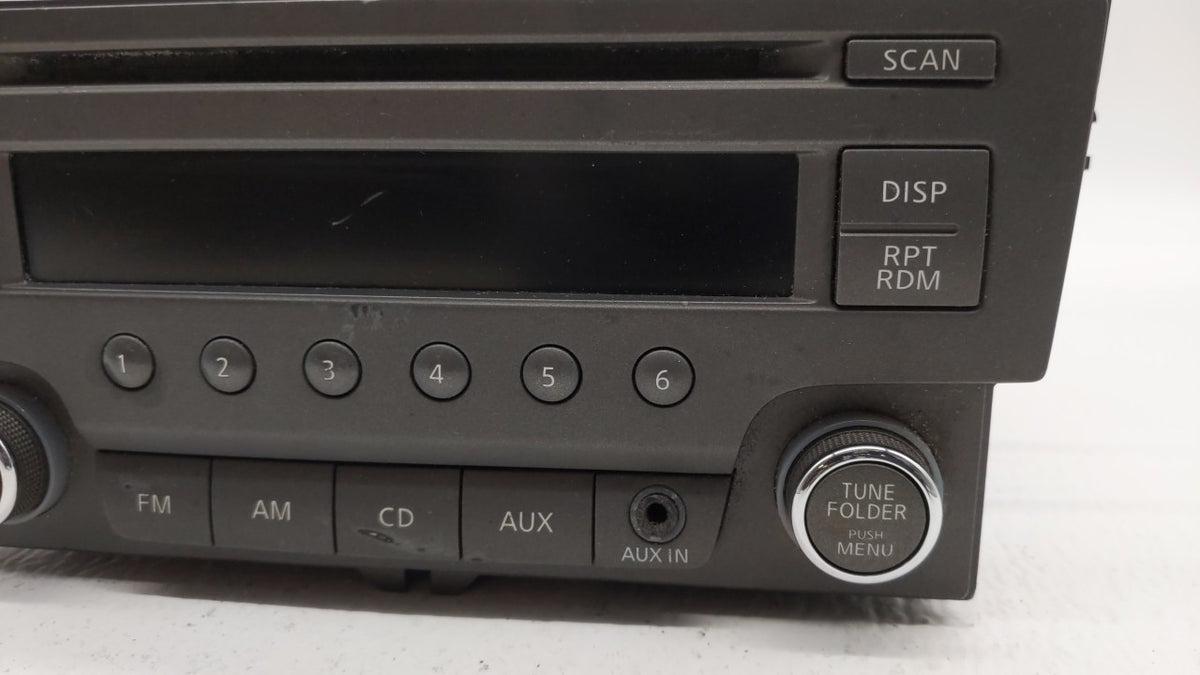 2013-2014 Nissan Sentra Am Fm Cd Player Radio Receiver 196594 - Oemusedautoparts1.com