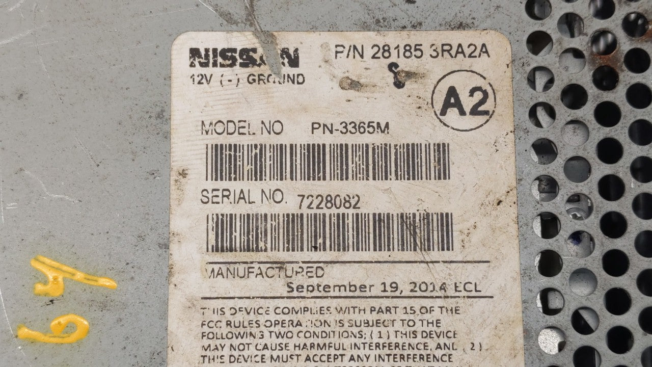 2013-2014 Nissan Sentra Am Fm Cd Player Radio Receiver - Oemusedautoparts1.com
