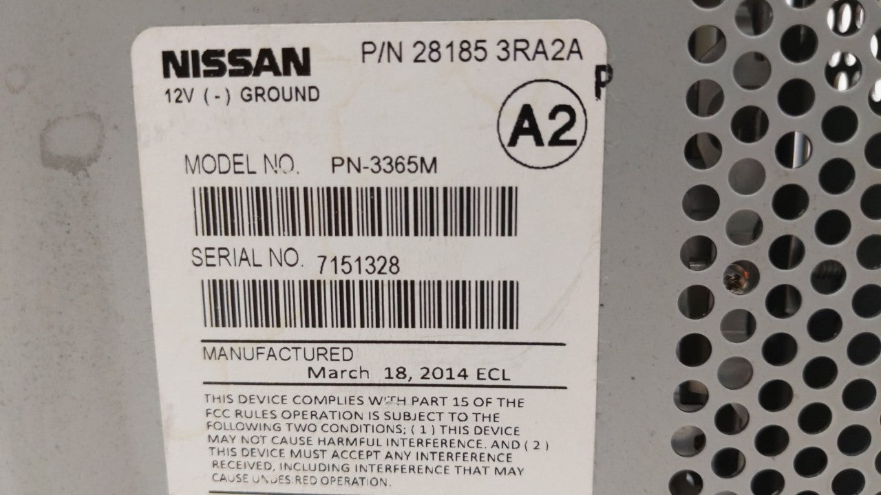 2013-2014 Nissan Sentra Am Fm Cd Player Radio Receiver - Oemusedautoparts1.com