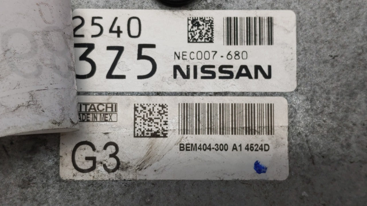 2013-2015 Nissan Sentra PCM Engine Control Computer ECU ECM PCU OEM P/N:BEM404-300 A1 NEC001-666 Fits Fits 2013 2014 2015 OE