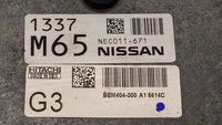 2013-2015 Nissan Sentra PCM Engine Control Computer ECU ECM PCU OEM P/N:BEM404-300 A1 NEC001-666 Fits Fits 2013 2014 2015 OE