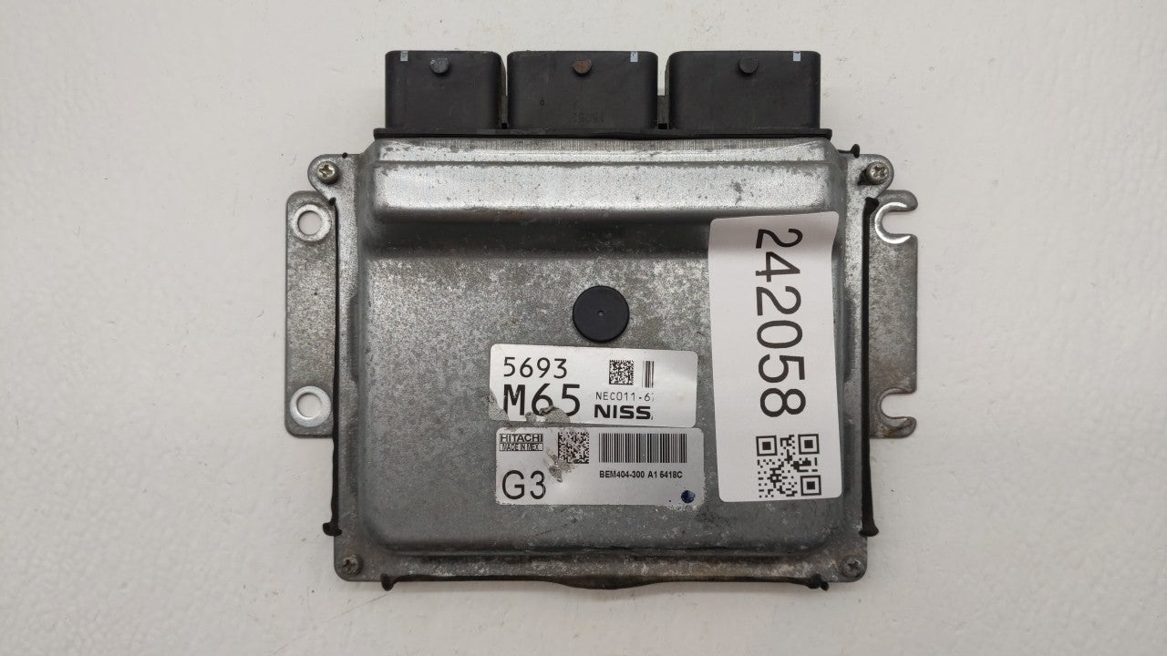 2013-2015 Nissan Sentra PCM Engine Control Computer ECU ECM PCU OEM P/N:BEM404-300 A1 NEC001-666 Fits Fits 2013 2014 2015 OE
