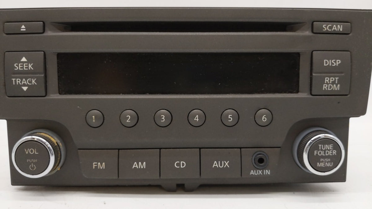 2013-2014 Nissan Sentra Am Fm Cd Player Radio Receiver 269592 - Oemusedautoparts1.com