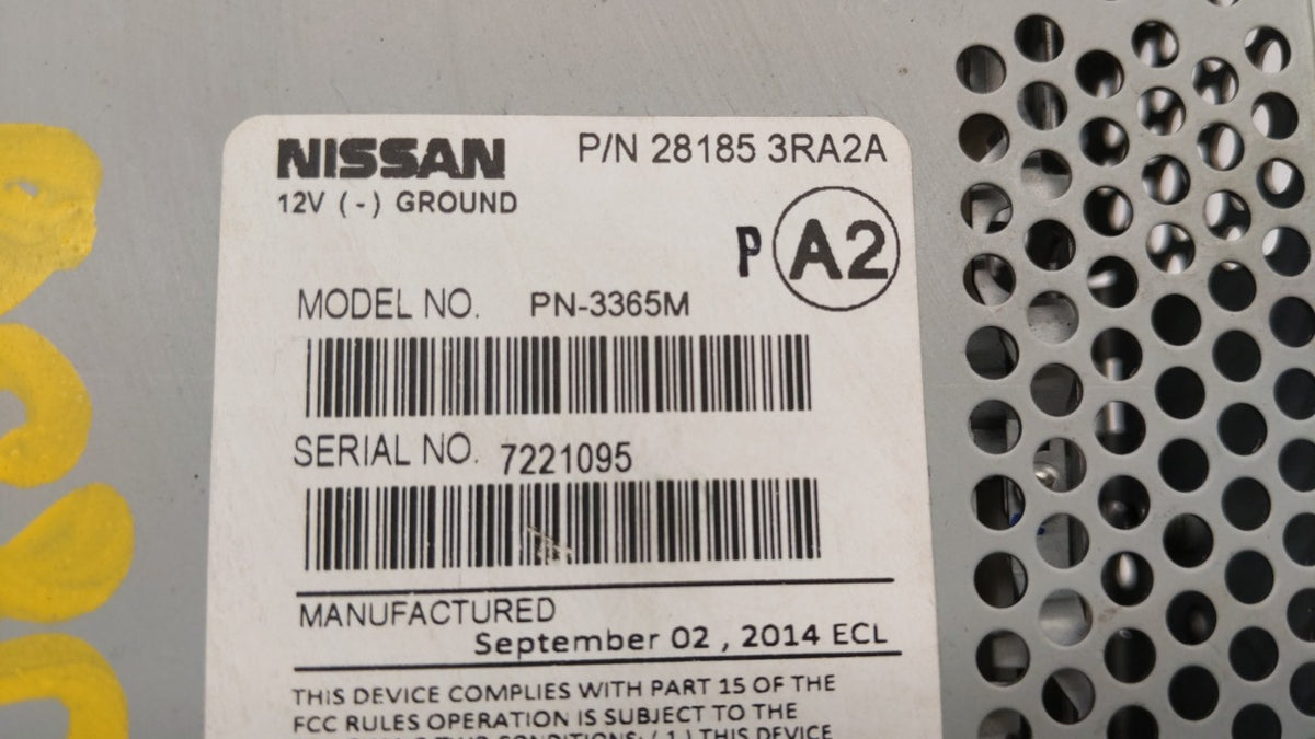 2013-2014 Nissan Sentra Am Fm Cd Player Radio Receiver 269592 - Oemusedautoparts1.com