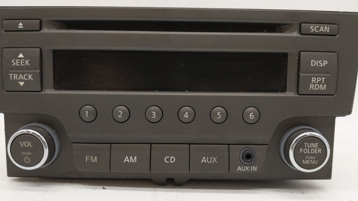 2013-2014 Nissan Sentra Am Fm Cd Player Radio Receiver 269638 - Oemusedautoparts1.com