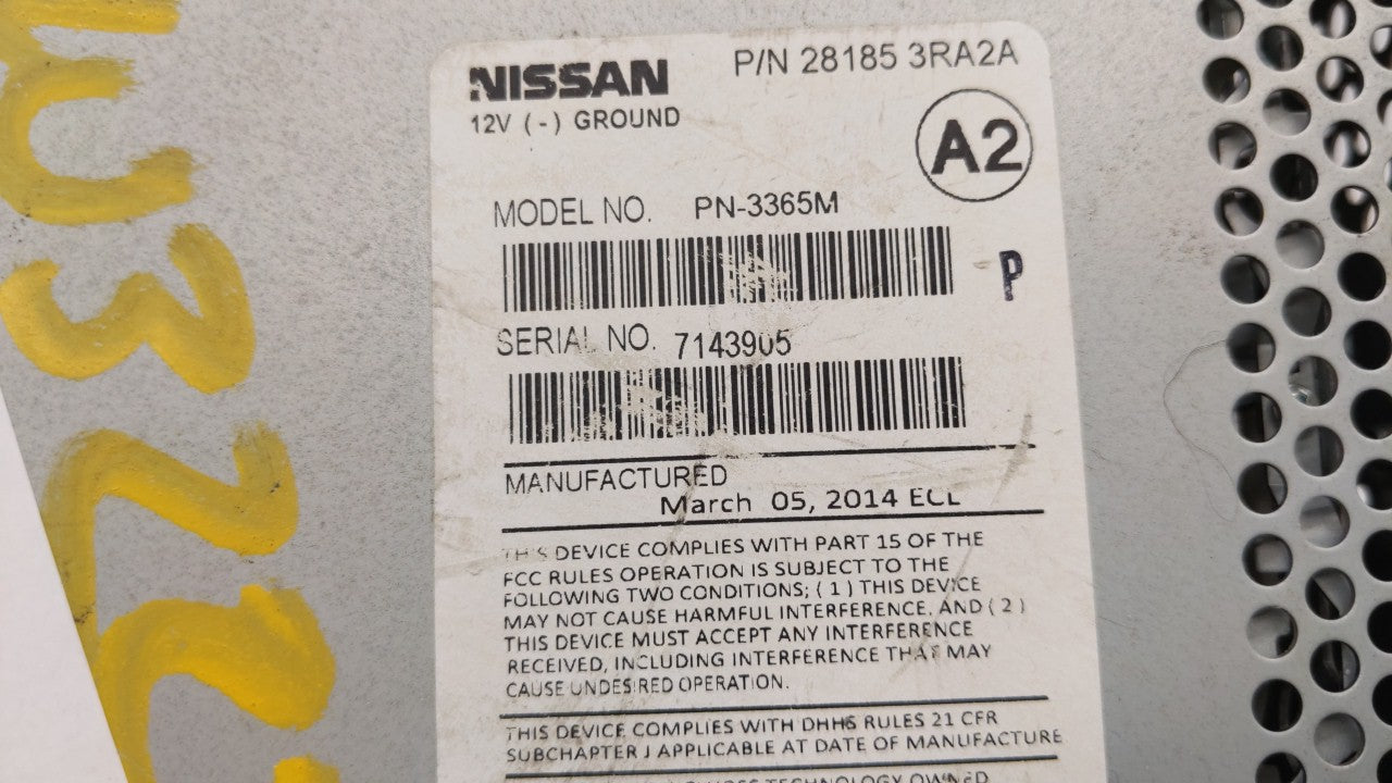 2013-2014 Nissan Sentra Am Fm Cd Player Radio Receiver - Oemusedautoparts1.com