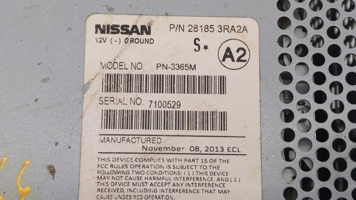 2013-2014 Nissan Sentra Radio AM FM Cd Player Receiver Replacement P/N:28185-3RA2A 28185-3RA2B, 28185 3RA2D Fits 2013 2014 O