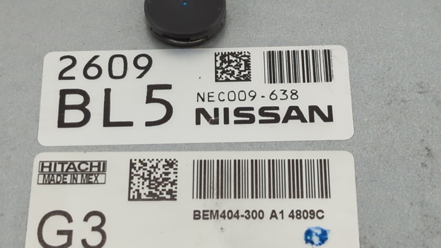 2013-2015 Nissan Sentra PCM Engine Control Computer ECU ECM PCU OEM P/N:BEM404-300 A1 NEC001-666 Fits Fits 2013 2014 2015 OE