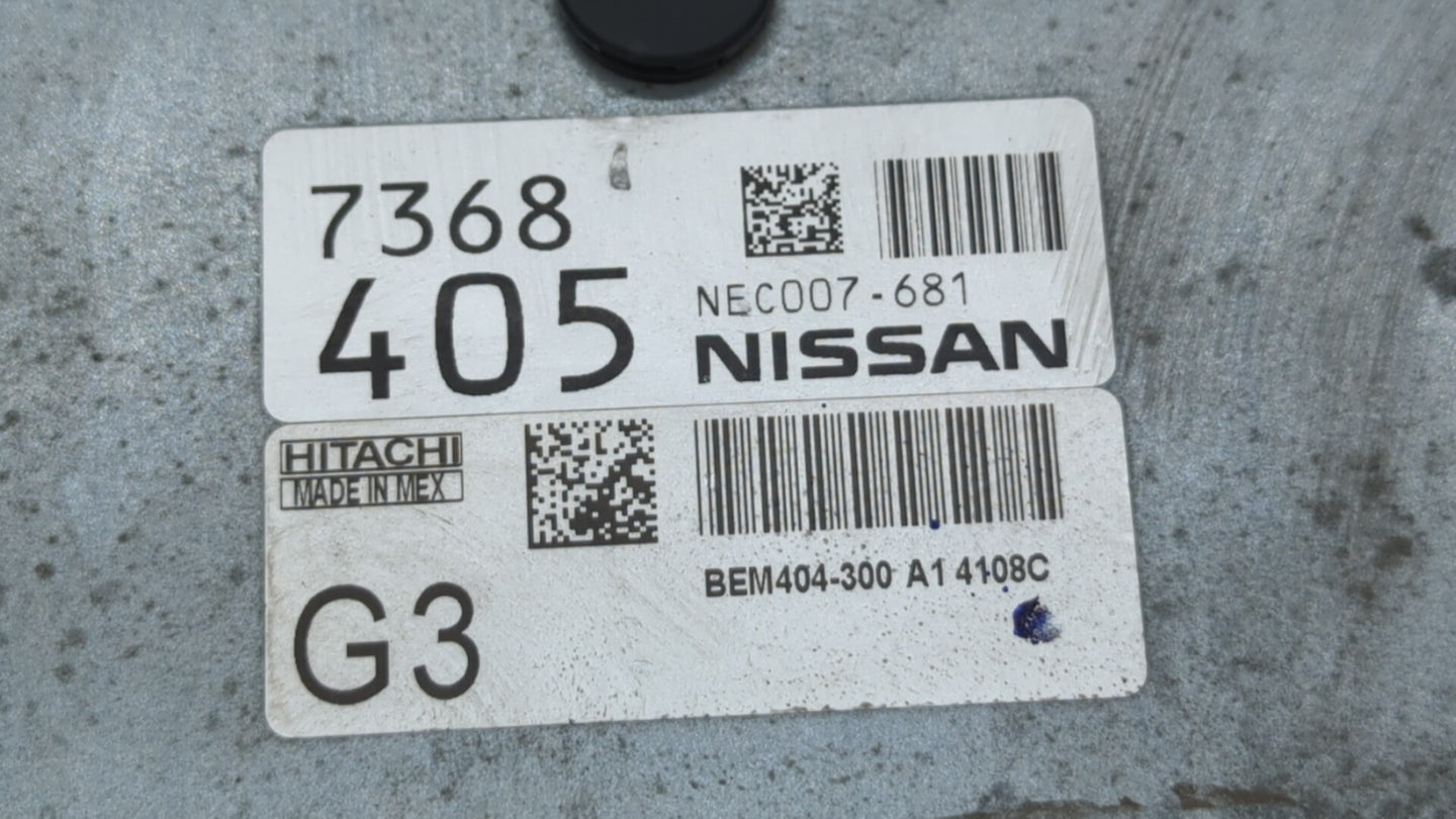 2013-2015 Nissan Sentra PCM Engine Control Computer ECU ECM PCU OEM P/N:BEM404-300 A1 NEC001-666 Fits Fits 2013 2014 2015 OE