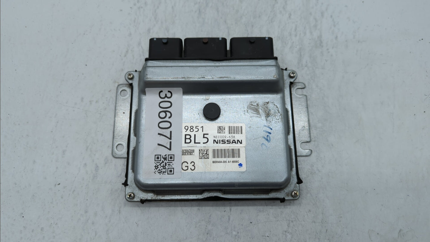 2013-2015 Nissan Sentra PCM Engine Control Computer ECU ECM PCU OEM P/N:BEM404-300 A1 NEC001-666 Fits Fits 2013 2014 2015 OE
