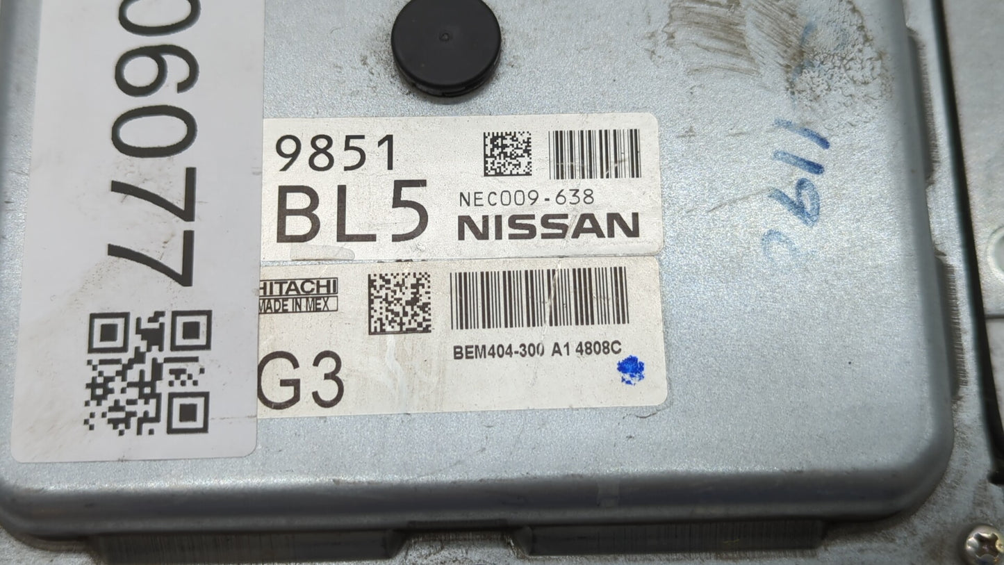 2013-2015 Nissan Sentra PCM Engine Control Computer ECU ECM PCU OEM P/N:BEM404-300 A1 NEC001-666 Fits Fits 2013 2014 2015 OE