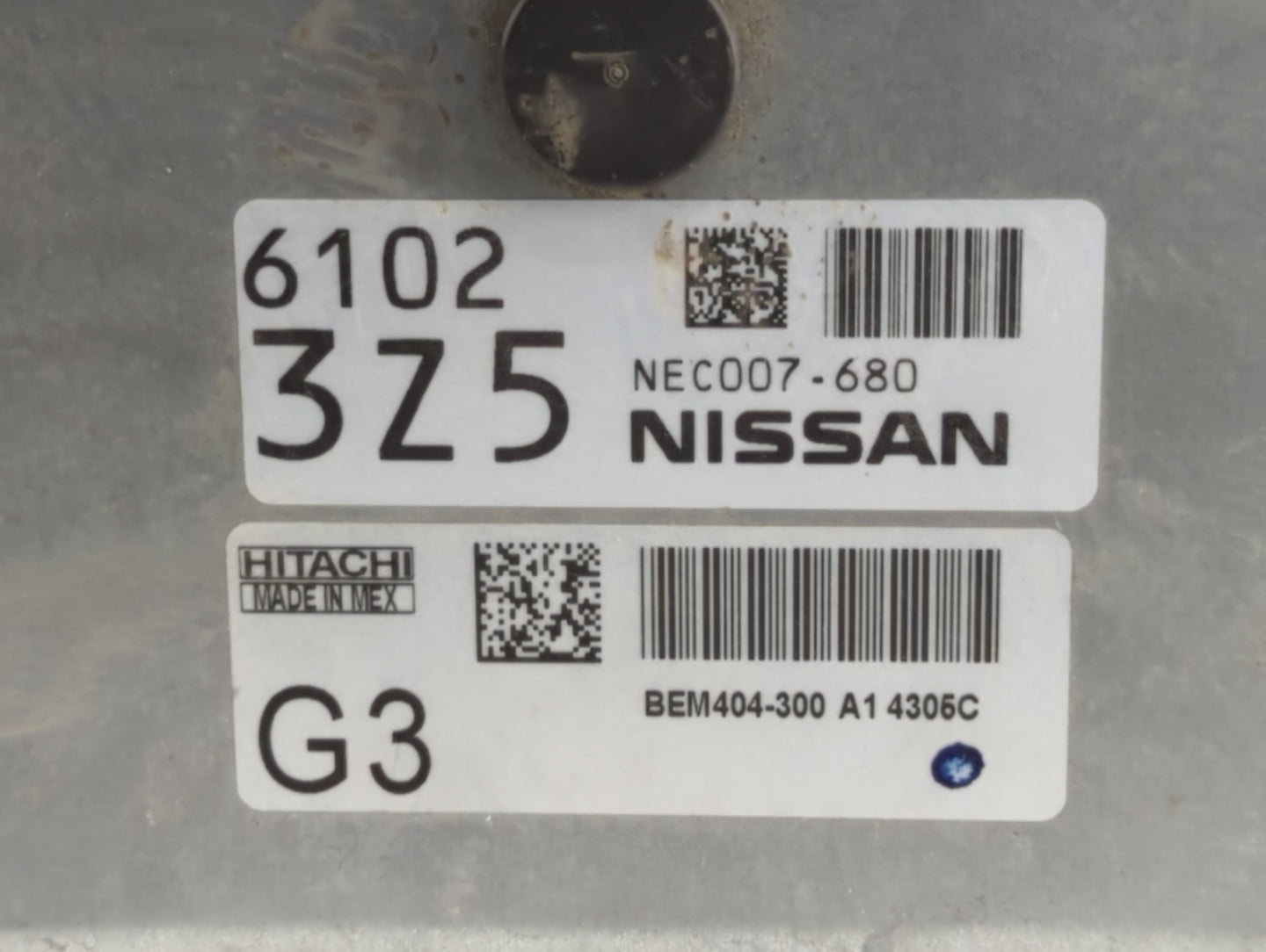2013-2015 Nissan Sentra PCM Engine Control Computer ECU ECM PCU OEM P/N:BEM404-300 A1 NEC001-666 Fits Fits 2013 2014 2015 OE